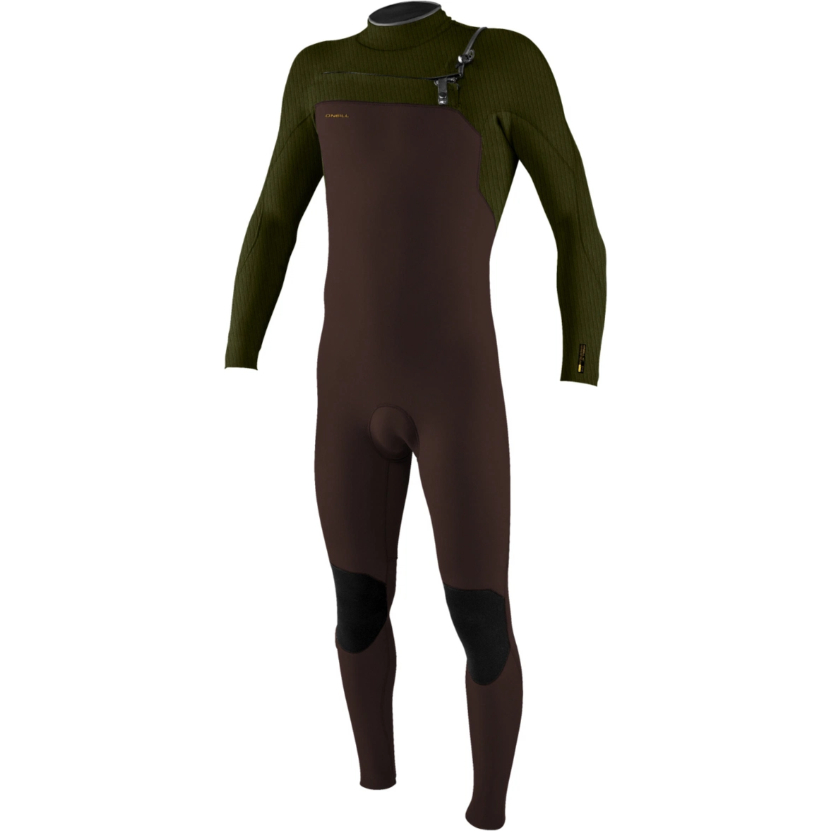 2025 O'Neill Mens Hyperfreak 5/4+mm Chest Zip Wetsuit 5345 - Arabica / Ranger
